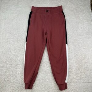 Nike Sportswear Hybrid Fleece Tapered Mens Joggers Red Size Medium DO7232-677